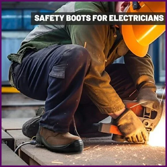 High Top Waterproof Safety Boots Slip Resistant Work Boots Size 7 10 6.5